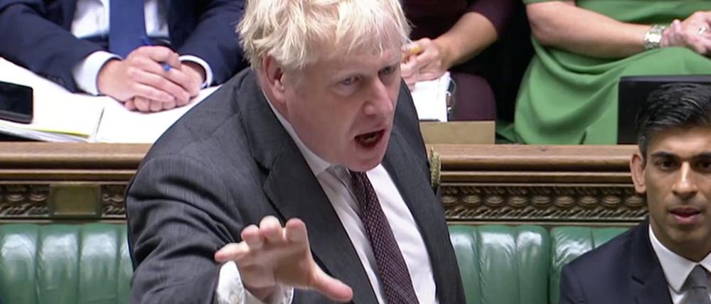 Der britische Premierminister Boris Johnson