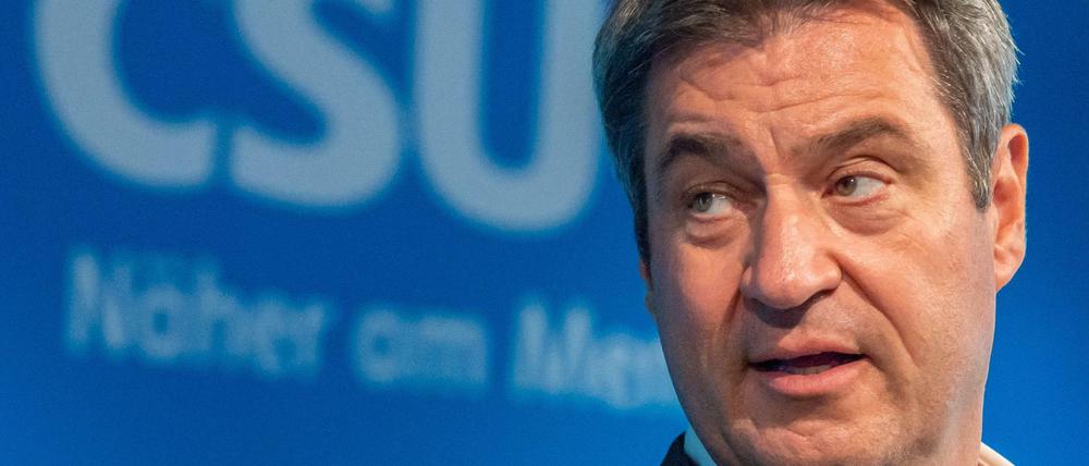 Markus Söder, CSU-Parteivorsitzender und Ministerpräsident von Bayern