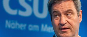Markus Söder, CSU-Parteivorsitzender und Ministerpräsident von Bayern