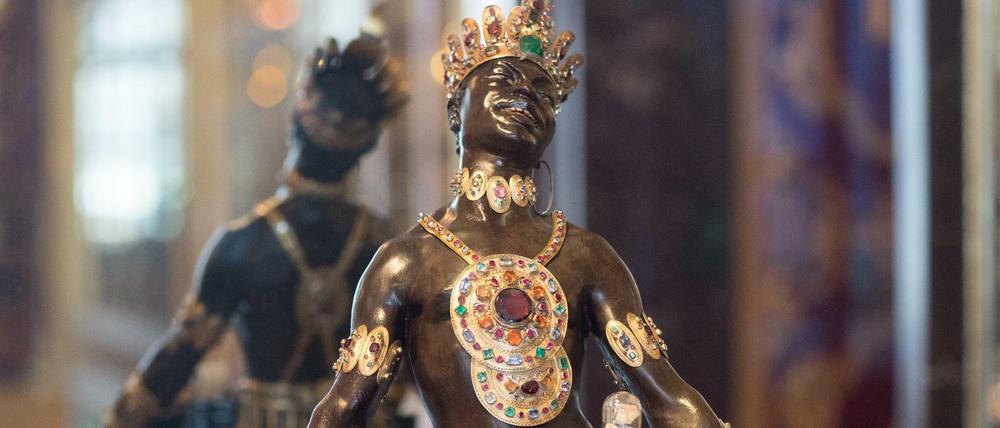 Diese umstrittene Skulptur im Historischen Grünen Gewölbe in Dresden wurde umbenannt.