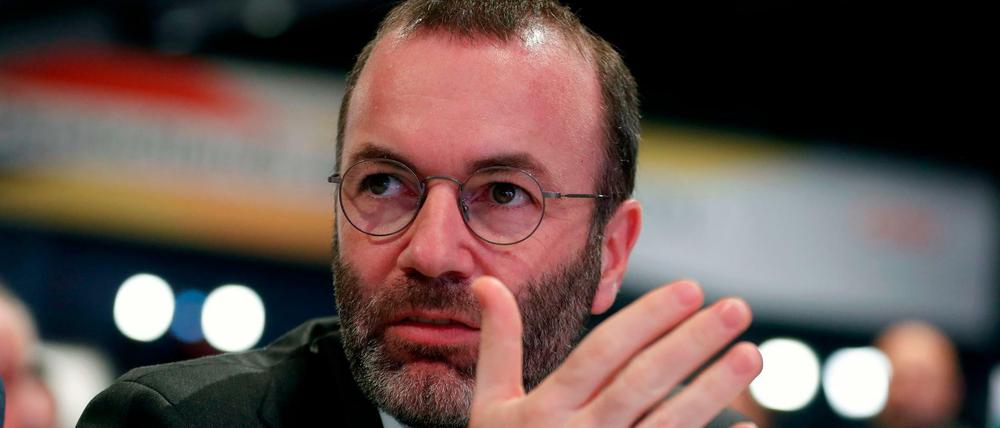 Der Fraktionschef der Christdemokraten im Europaparlament (EVP), Manfred Weber.