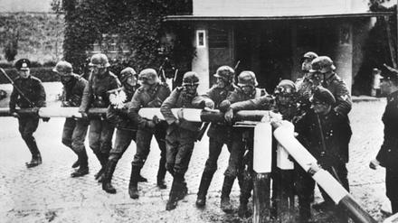 Mit dem deutschen Einmarsch in Polen am 01.09.1939 begann der Zweite Weltkrieg.