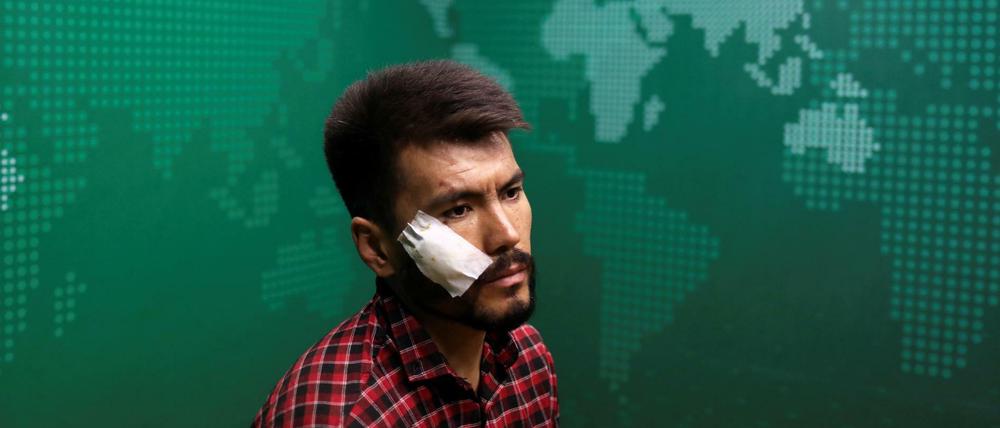Ein von den Taliban geschlagener Journalist in Kabul