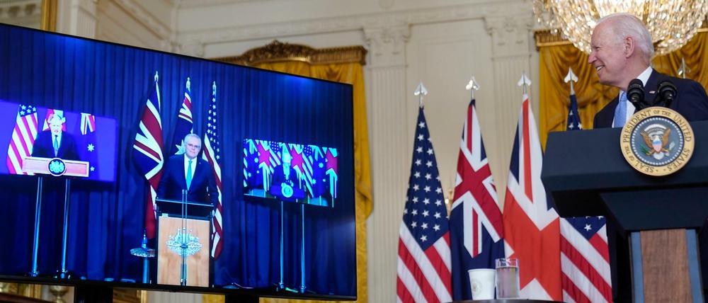 Gemeinsam mit Großbritannien will US-Präsident Biden einen Weg finden, damit Australien moderne U-Boote erhalte. 