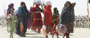 Millionen Menschen sind Afghanistan auf der Flucht.