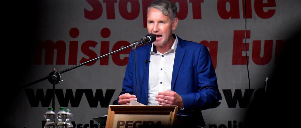 Björn Höcke warnte unter anderem vor einem drohenden Wahlbetrug durch Breifwahl.