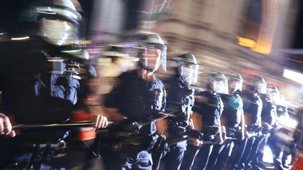 Proteste gegen Polizeigewalt in New York im Mai 2020 nach dem Tod von George Floyd. 