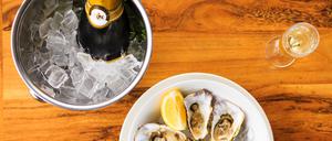 Zum Frühstück wird es Austern geben.