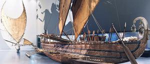 Das Luf-Boot, Glanzstück des Ethnologischen Museums mit Schattenseiten.