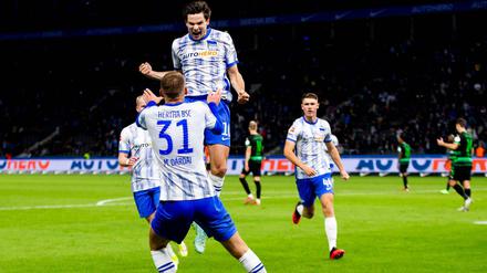 Der hochfliegende Holländer. Jurgen Ekkelenkamp trug entscheidend dazu bei, dass Hertha das Spiel gegen Greuther Fürth noch drehen konnte.