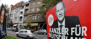 Wahlplakate in Berlin.