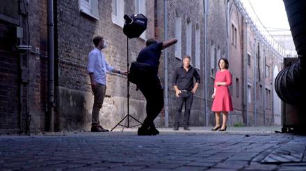 Gemeinsames Foto-Shooting: Robert Habeck und Annalena Baerbock im Bundestagswahlkampf. 