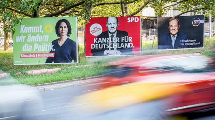 Die Kanzlerkandidaten und -kandidatin punkten eher mit dem persönlichen Auftritt.