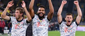 Auch beim ersten Einsatz des Champions-League-Dresses des FC Bayern rieben sich die Zuschauer verwundert.