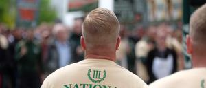 Anhänger der Partei "Der dritte Weg" sorgten mit einer Aktion in Würzburg erneut für Aufsehen.