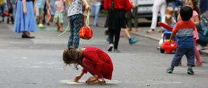 Temporäre Spielstraßen gibt es bisher nur in wenigen Berliner Innenstadtkiezen. Am 22. September sollen es stadtweit 35 sein - zumeist für vier Stunden.