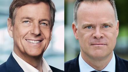 Christian Sievers (rechts) übernimmt Anfang Januar die Nachfolge von Claus Kleber im ZDF-"heute journal". 
