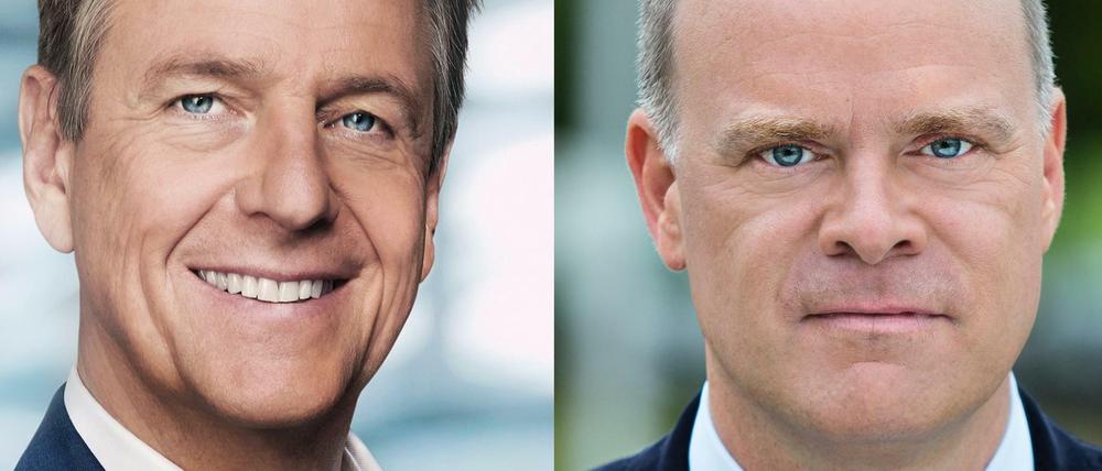 Christian Sievers (rechts) übernimmt Anfang Januar die Nachfolge von Claus Kleber im ZDF-"heute journal". 