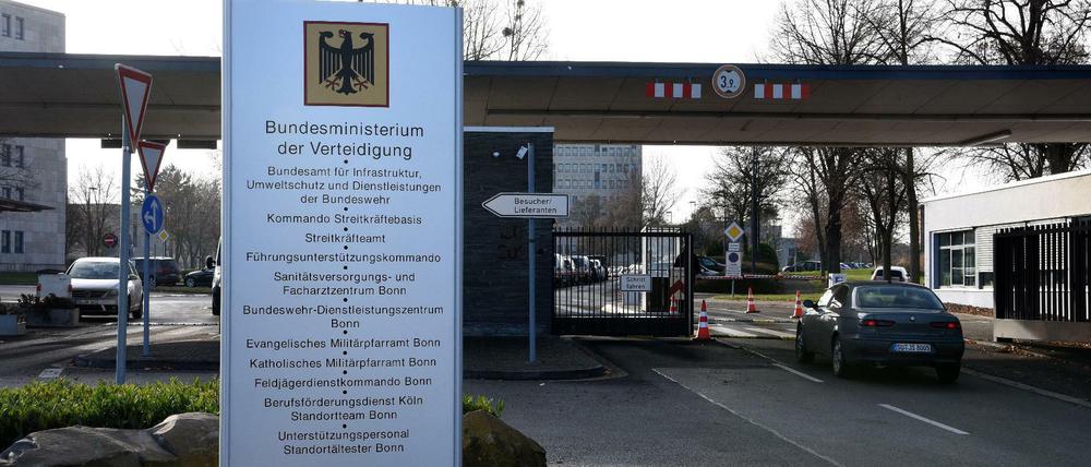 Das Bundesministerium der Verteidigung in Bonn.