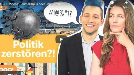 ZDF-Moderatorin Jennifer Sieglar hat sich Rezo-Videos vorgenommen.