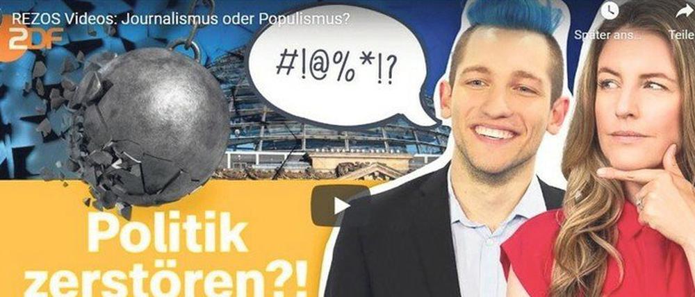 ZDF-Moderatorin Jennifer Sieglar hat sich Rezo-Videos vorgenommen.