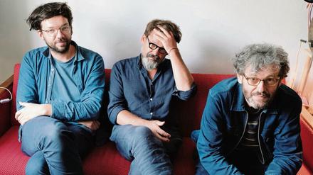 The Notwist: Christoph „Cico“ Beck und die Brüder Micha und Markus Acher (v.l.).