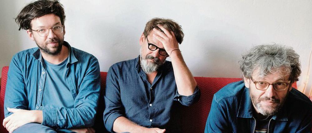 The Notwist: Christoph „Cico“ Beck und die Brüder Micha und Markus Acher (v.l.).