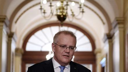 Australiens Regierungschef Scott Morrison hofft auf eine baldige Normalisierung der Beziehungen zu Frankreich.