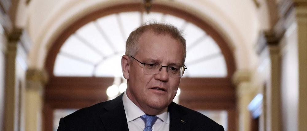 Australiens Regierungschef Scott Morrison hofft auf eine baldige Normalisierung der Beziehungen zu Frankreich.