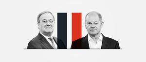 Armin Laschet und Olaf Scholz wollen beide die kommende Bundesregierung führen.