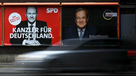 Wahlplakate in Berlin.