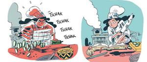 Gewitzte Nachwuchsköchin: Eine Szene aus „Yasmina und die Kartoffelkrise“.