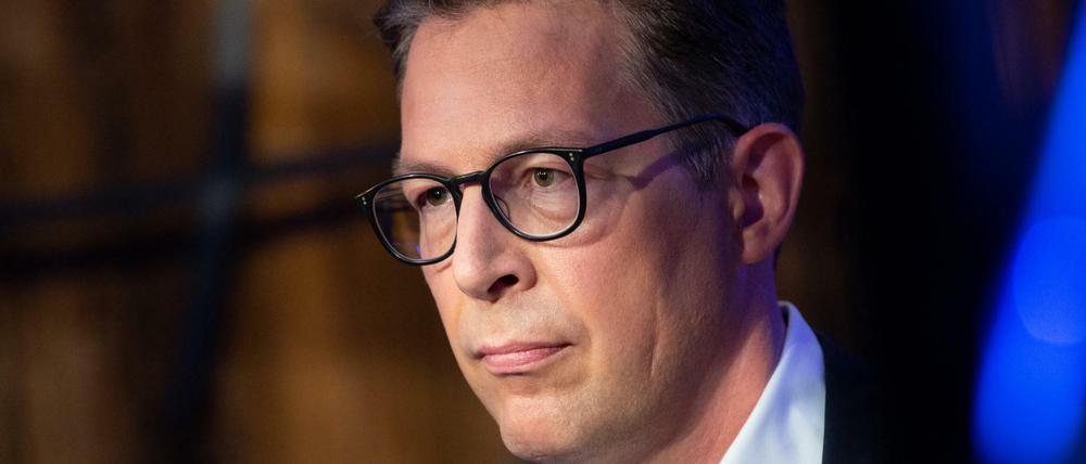 CSU-Generalsekretär Markus Blume zeigt sich enttäuscht über das Wahlergebnis.