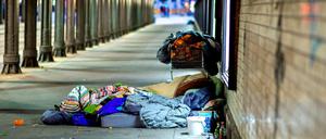 Die Habseligkeiten eines Obdachlosen (Symbolbild)