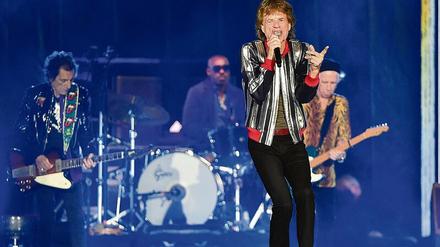 Die Rolling Stones in St. Louis, mit Schlagzeuger Steve Jordan.