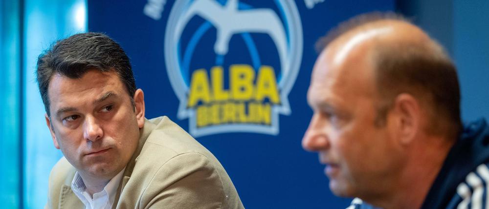 Trainer und Manager. Israel Gonzalez (links) trägt in dieser Saison die Verantwortung an der Seitenlinie, Marco Baldi jene für den gesamten Klub.