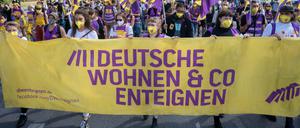 Vor der Wahl sprach sich Franziska Giffey gegen Enteignung aus.