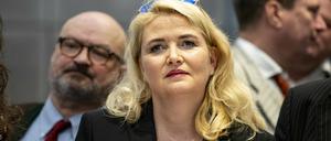 Kristin Brinker, Vorsitzende der Berliner AfD. 