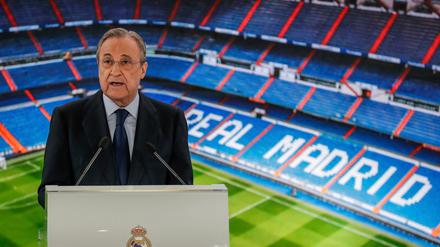 Treibende Kraft. Florentino Perez will die Super League unbedingt. Was bleibt dem Präsidenten von Real Madrid auch anderes übrig?