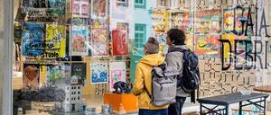Panel Walk: Viele Comics können in Hamburg auch diesmal wieder hinter Schaufenstern entdeckt werden.