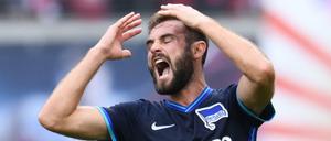 Zum Schreien: Herthas Leistung lässt nicht nur Lucas Tousart verzweifeln.