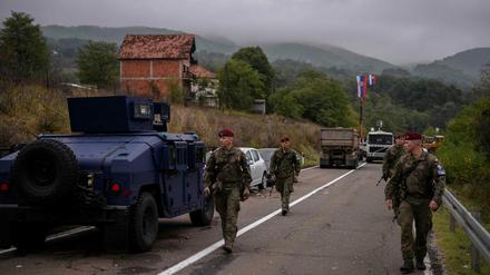 Die Nato hatte ihre Patrouillen im serbisch-kosovarischen Grenzgebiet bereits verstärkt.