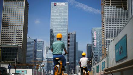 Das Hauptquartier der China Evergrande Group in Shenzhen.