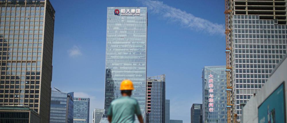 Das Hauptquartier der China Evergrande Group in Shenzhen.