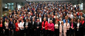 Eines der Bilder der SPD, die auf der Fraktionsebene im Reichstagsgebäude entstanden.