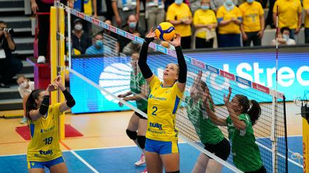 Femke Stoltenborg ist Zuspielerin und in dieser Saison auch Kapitänin.