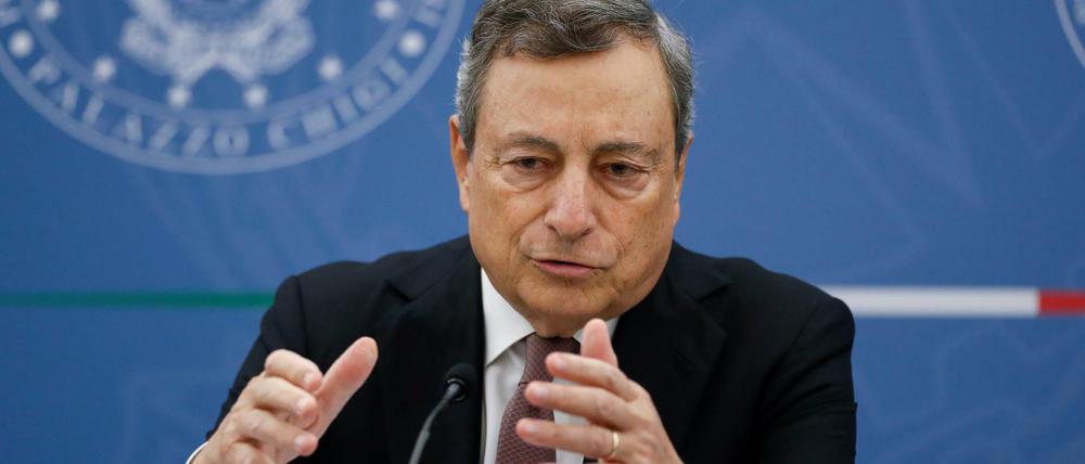 Italiens Ministerpräsident Mario Draghi.