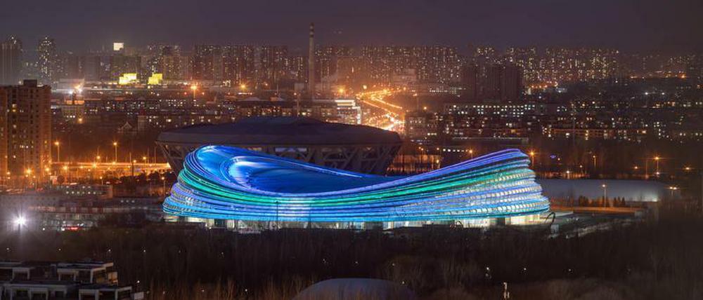 Das Olympiastadion in Peking bleibt im Februar chinesischen Zuschauern vorbehalten.