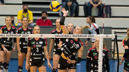 Im Tiebreak setzt Dresden sich beim Supercup durch.
