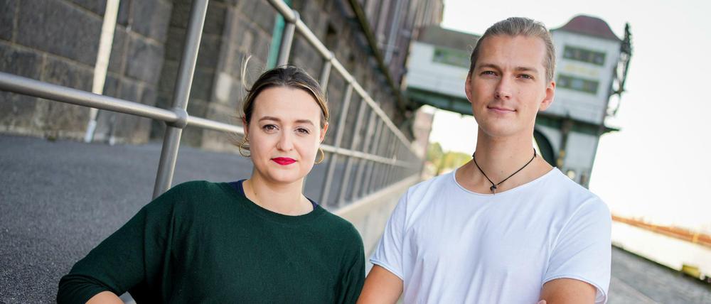 Anna Peters und Georg Kurz, Bundesvorsitzende der Grünen Jugend.